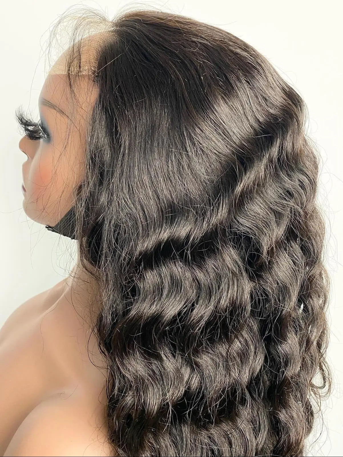 30–40 Inch Loose Wave Water Wave Curly Human Hair Wig – 100% Remy Hair, 13×6 HD Lace Frontal & 13×4 Lace Front